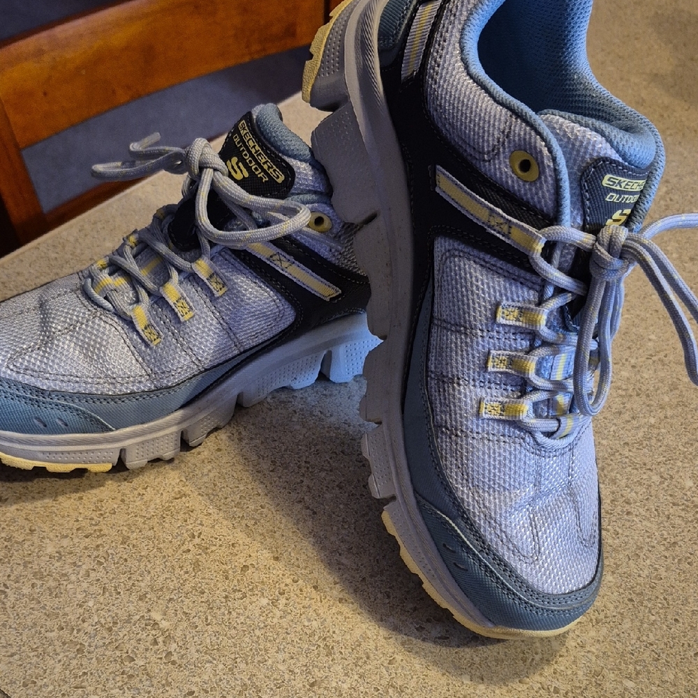 Skechers Summits AT Outdoor Navy and Light Gray Sneakers